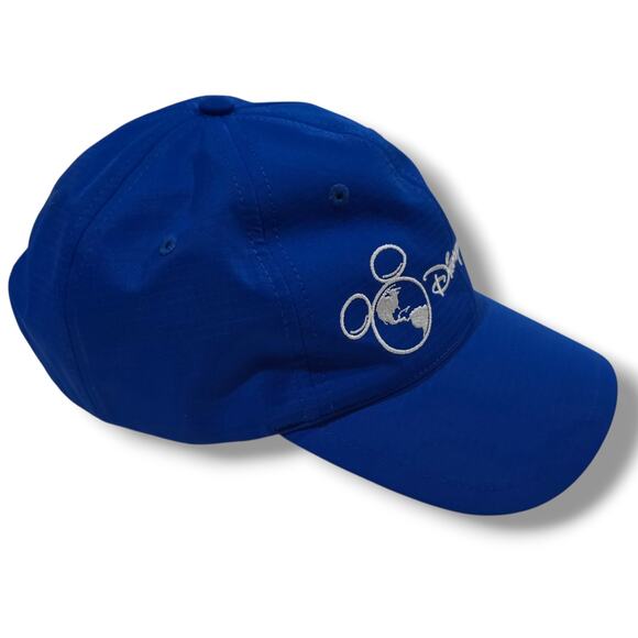 Disney Vacation Club Member Blue Adjustable Hat Embroidered Logo 100% Polyester - Picture 4 of 6